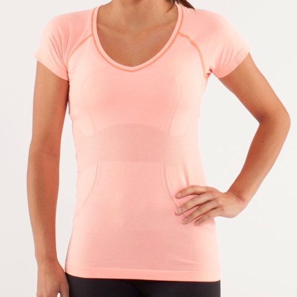 lululemon athletica Tops - Lululemon Run Swiftly Tech V Neck Top